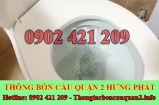 Cách xử lý bồn cầu toilet rút thoát nước chậm gọi 0909996752