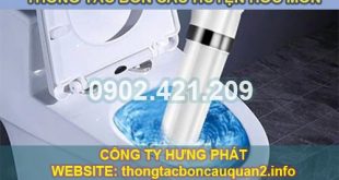 Thông tắc bồn cầu huyện Hóc Môn giá rẻ Hưng Phát BH 3 năm