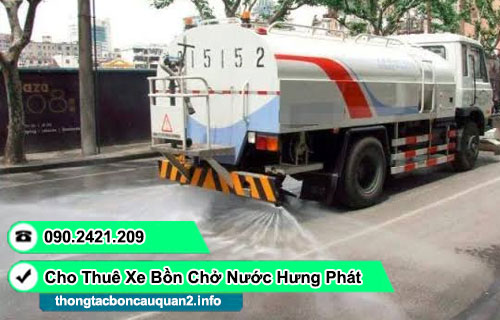 Dịch vụ thuê giấy tờ xe bồn tưới đường