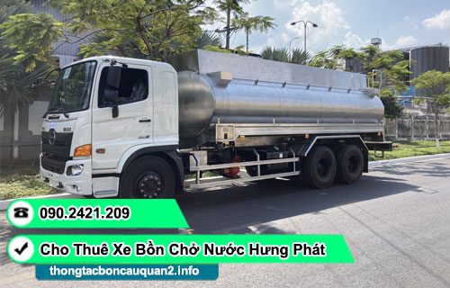 Dịch vụ cho thuê xe bồn chở nước TPHCM